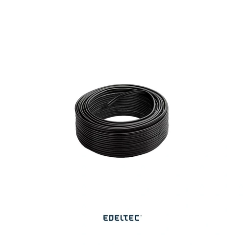 Cabo Edeltec Solar Pv 1.8kvcc 6mm Preto Nbr 16612 - Bobina 75mts
