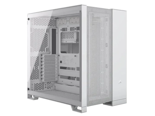 Gabinete Gamer Corsair Airflow 6500d Branco Lateral de Vidro Mini-Itx/Micro-Atx/Atx/E-Atx