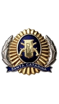Distintivo de boina slim Santa Catarina - CB/SD