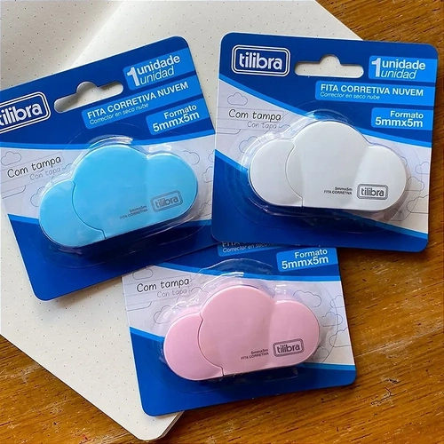 Corretivo em Fita Nuvem Com Tampa Tilibra