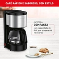 Cafeteira Elétrica Arno Perfectta Inox 600ml Jarra De Vidro 127v