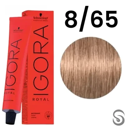 Schwarzkopf Igora Royal Coloração 8/65 Louro Claro Chocolate Dourado  60ml