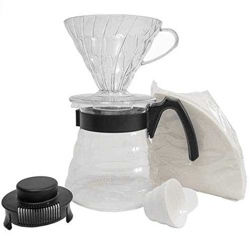 Kit Hario V60 Pour Over Tamanho 02