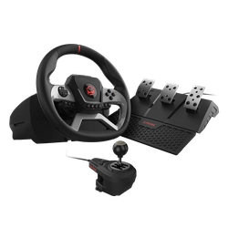 Volante Gamer com Pedal e Câmbio Pcyes para Pc/ Xbox / PS4 - W270