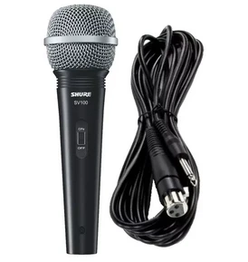 Microfone Profissional Com Fio Sv100 Shure