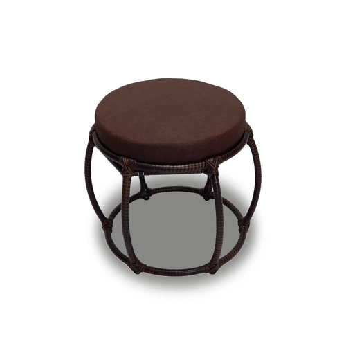 Puff  em Fibra Sintética e Alumínio 50cm Seat Garden