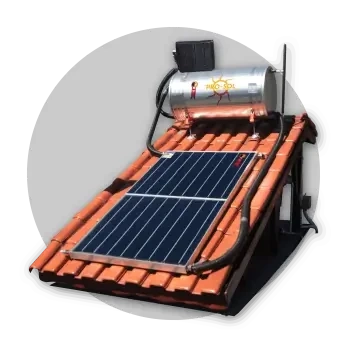 Aquecedor Solar Acoplado - 200 Litros 2,0m² - Sem Resistência Elétrica - PROSOL