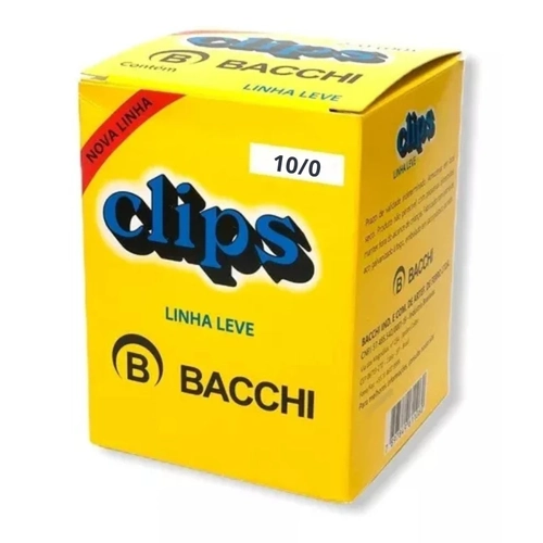 Clips Galvanizado 10/0 Com 120 Unidades Linha Leve Bacchi