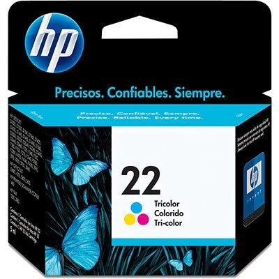 Cartucho de Tinta HP 22 Colorido C9352ab