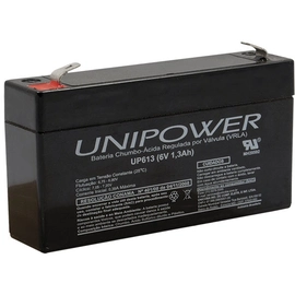 Bateria 6v 1,3a Selada Up613 Unipower