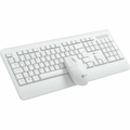 Kit Teclado e Mouse Sem Fio Lecoo - Kw202 Branco
