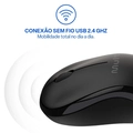 Mouse Sem Fio Ms270 Usb 3 Botões 1200dpi - Mo651