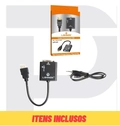 Conversor Adaptador, Hdmi X VGA (saída)