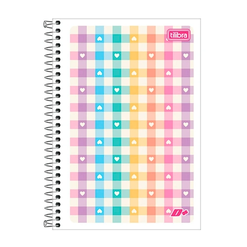 Caderno Espiral Capa Flexível 1/4 D+ 48 Folhas Feminino Tilibra