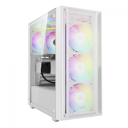 Gabinete Gamer Gamdias Vidro Lateral ARGB Elite Branco - Aura GC2