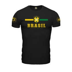 Camiseta Brasil Copa Catar 2022 Preta (Team Six)