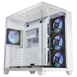 Gabinete Gamer K-Mex W4JI Tiger Shark Branco - CGW4J1RH002CB0X