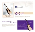 Violão Acústico GS-11 Aço Natural - Harmonics