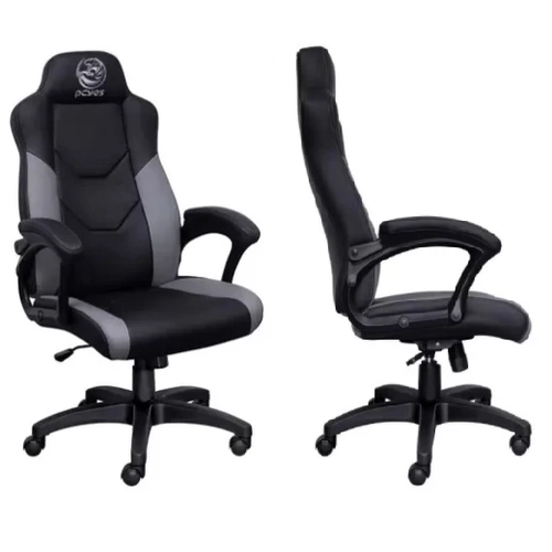 Cadeira Gamer Pcyes Preta/cinza Mad Racer V6 Turbo - Madv6tcz