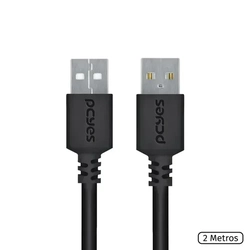 CABO DE DADOS USB PARA USB 2.0 MACHO 2M PUAM2-2