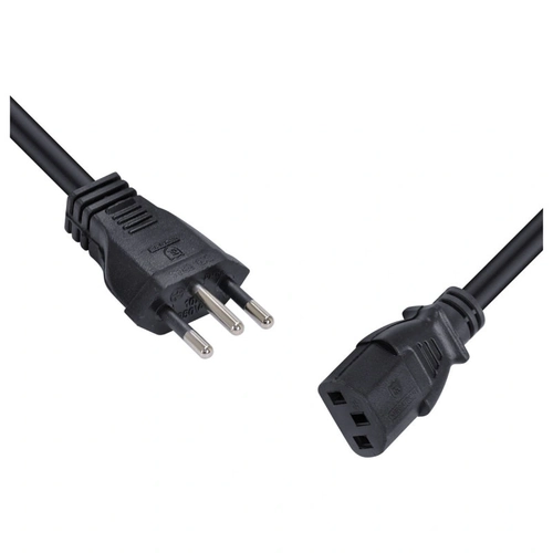 Cabo de Força Tripolar para Fonte 3x0,75 Mm 250v - 1,2mts (10 Un)