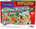 Quebra - Cabeça Gigante  Vila Feliz - 28 Peças - 0990