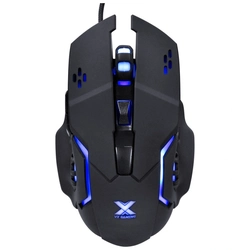 Mouse Gamer Galatica 2400 Dpi Vx gaming Led Azul Cabo Usb 1,8 Metros