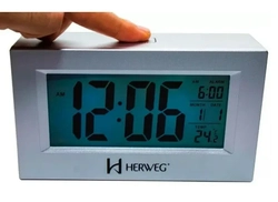 Relógio Despertador Herwer Digital 2972 - 15x9x4,5cm
