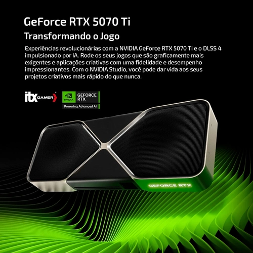 Pc Gamer FPS Headshot, Intel Core Ultra 5 245K, Geforce RTX 5070