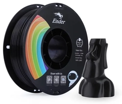 Filamento 3D Creality Ender PLA+ 1,75mm Preto - 3301010306