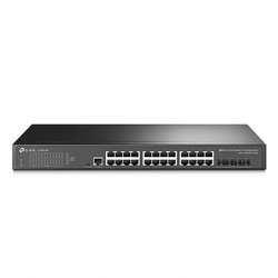 Switch Tp-link Gigabit 24 Portas e 4 Sfp 10ge Tl-sg3428x - t