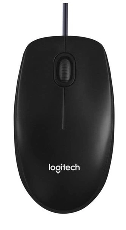 Mouse Logitech M90 Preto Usb Com Fio 910-007599-c