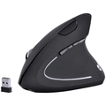 Mouse Sem Fio Recarregavel 2.4 Ghz Vertical Ergonomico Ortopedico Power Fit 1600DPI Preto Usb - PM300