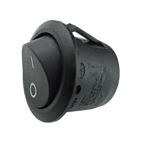 Chave Redonda Gangorra On/ Off 2t 6a 250vac Kcd1-106 101