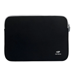 Capa Sleeve Preta C3Tech para Notebook Seattle 15.6  SL-15