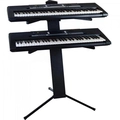 Suporte Piramidal Para Teclado e Notebook Ou 2 Teclados Pmd3-1 Preto Ask