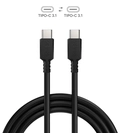 Cabo para Celular Carregamento Usb Tipo-c 3.1 P/ Usb Tipo-c 3.1 - Preto - 1 Metro - Pucp1p