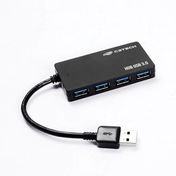 HUB USB C3TECH 4 Portas USB3.0 - HU-310BK