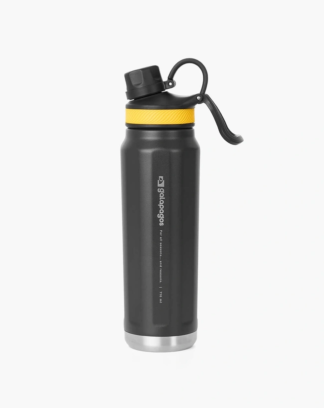 Garrafa GALAPAGOS Cascade 710ml -  (Preto/ Amarelo)