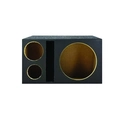 Caixa Rlp Vazia Para 1 Alto Falante 12+1 Driver + 1 Tweeter Acarpetada Duto Rasgado