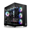 Gabinete Gamer Thermaltake View 380 TG, ARGB, Painel de Vidro, MID-Tower, 4x120mm, Black - CA-1Z2-00M1WN-00