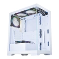 Gabinete Gamer K-mex Aquário Poseidon Branco CG-W1G4 Lateral Em Vidro Sem Fan - CGW1G4RH0010B0X