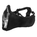 Máscara Airsoft Meia FaceTela de Proteção e Tecido (Confort)