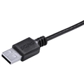 Cabo USB-A 2.0 x Lightning Iphone Com Certificado MFI Pcyes 1 Metro Preto - PUALP-01