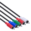 Cabo 5 RCA x 5 RCA Video Componente Pcyes 2 Metros - P5R-2