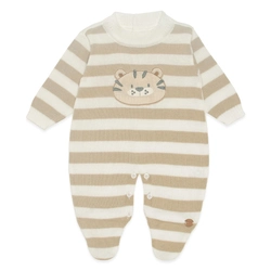 Macacão Manga Longa Tricot Tigrinho Masculino