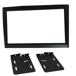 Moldura Fiamon 2 Din Renault Megane/ Grand Tour Com Suporte Preto