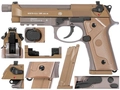 Pistola Airgun Beretta M9A3 TAN Blowback Co2 4,5mm - (Umarex Licenciada)
