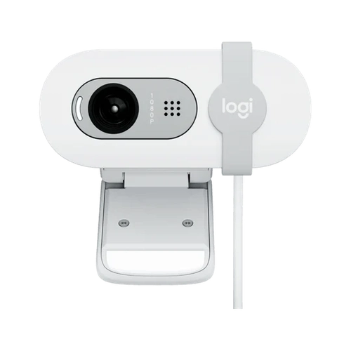 Webcam Logitech Full Hd Brio 100 Branco 960-001615-c