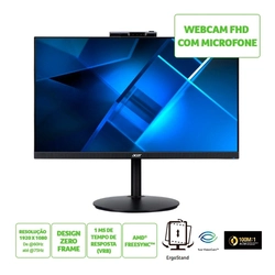 Monitor Acer Cb242y 23.8 Vga Hdmi Dp Webcam - Um.qb2aa.d02